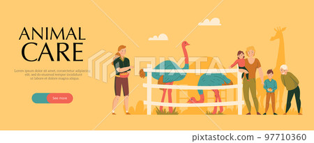 Zoo Horizontal Banner 97710360