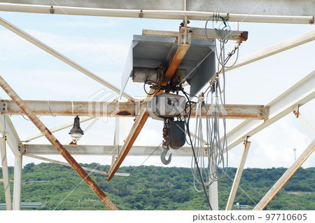 Pulley of fishing port 97710605