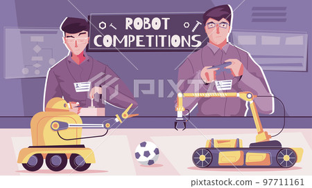 Robot Competitions Flat Composition Robot Competitions Flat Composition 97711161