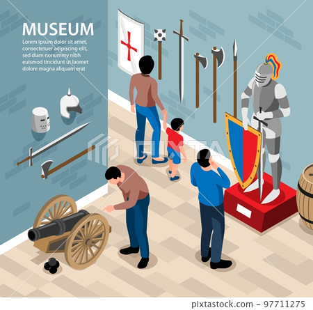 Ancient Warriors Museum Background 97711275