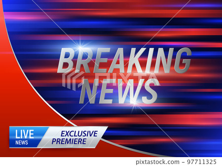 Breaking News Bumper Background Breaking News Bumper Background 97711325