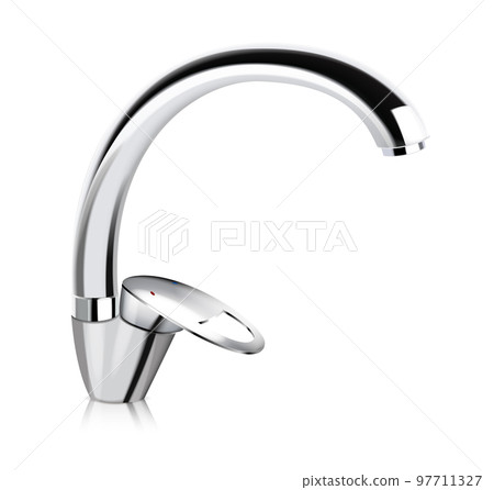 Water Faucet Realistic Illustration Water Faucet Realistic Illustration 97711327