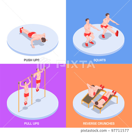 Workout Isometric Design Concept 97711577