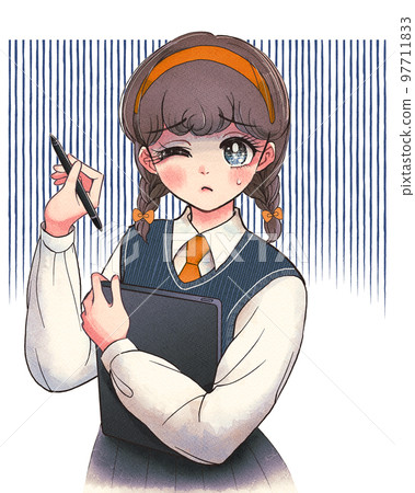 我畫不好...努力用數位板的女學生圖解 我畫不好...努力用數位板的女學生圖解 97711833