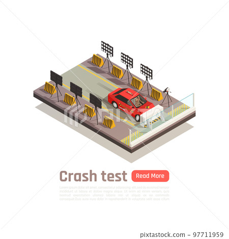 Isometric Crash Test Composition 97711959