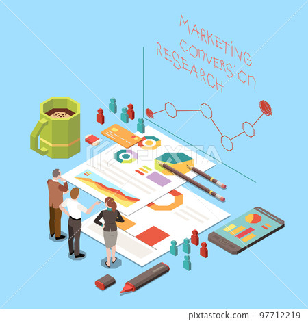 Conversion Rate Optimization Concept 97712219