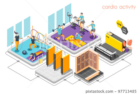 Cardio Activity Isometric Composition 97713485