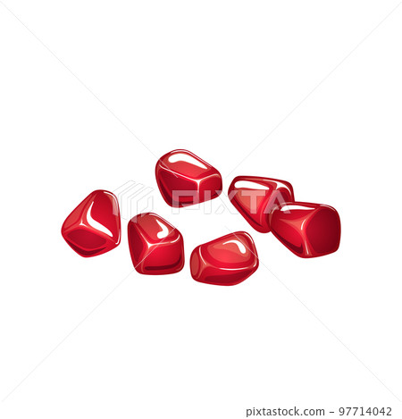 pomegranate seed cartoon vector illustration pomegranate seed cartoon vector illustration 97714042