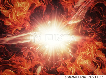 Abstract background with flames exploding Abstract background with flames exploding 97714144