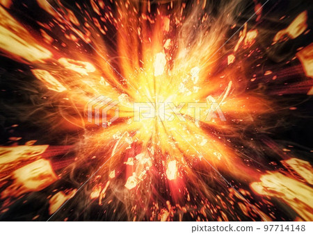 Abstract background with flames exploding Abstract background with flames exploding 97714148