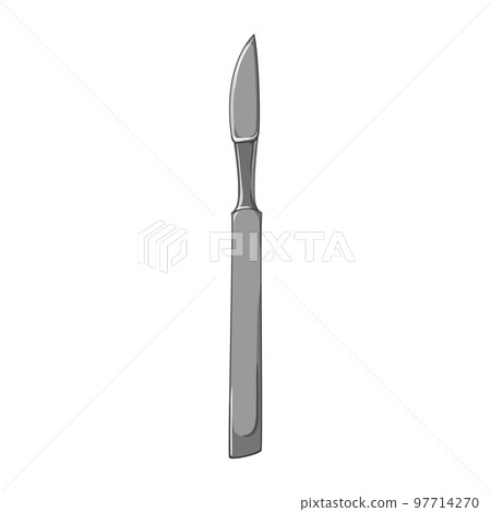 blade scalpel surgery cartoon vector illustration blade scalpel surgery cartoon vector illustration 97714270