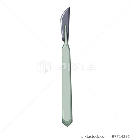 operation scalpel surgery cartoon vector illustration 97714285