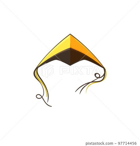 fun kite sky cartoon vector illustration fun kite sky cartoon vector illustration 97714456