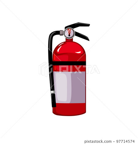 protection fire extinguisher cartoon vector illustration protection fire extinguisher cartoon vector illustration 97714574