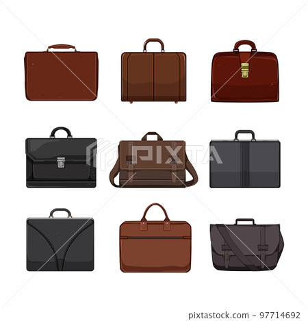 business bag set cartoon vector illustration - Stock Illustration  [97714692] - PIXTA