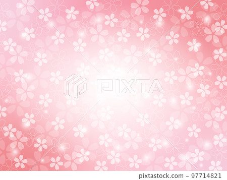 Sakura pink background, sparkling back Sakura pink background, sparkling back 97714821