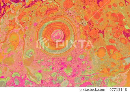 Abstract marbling art patterns  as colorful background 97715148