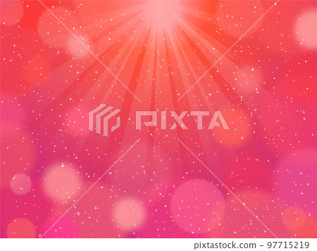 Background material glitter light sparkling red pink color 97715219