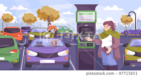 Paying For Parking Composition 97715651