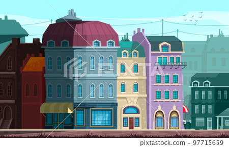 Architectural Housing Evolution Street Corner 97715659
