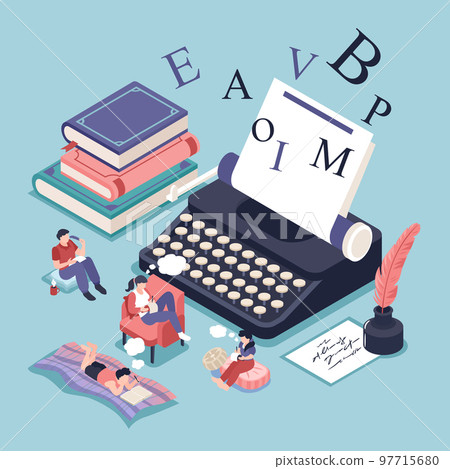 Poetry Isometric Concept 97715680