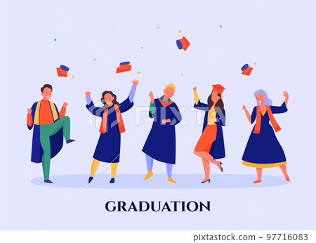 Graduation Party Illustration Graduation Party Illustration 97716083