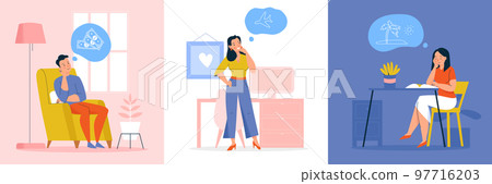 Dreaming People Square Set 97716203