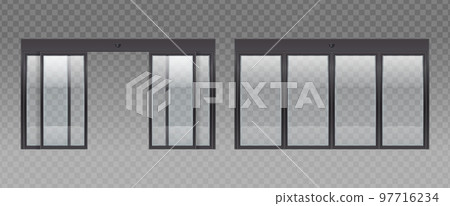 Realistic Entrance Doors Set Realistic Entrance Doors Set 97716234