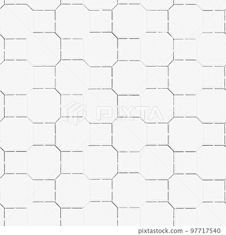 The road is lined with white brick with textured surface The road is lined with white brick with textured surface 97717540