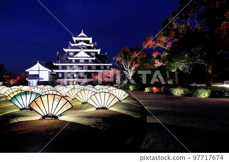 A castle that conveys history, Shin-Okayama Castle Renewal Open Illuminated 97717674