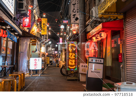 《Tokyo》In front of Akabane station, a nostalgic bar district 《Tokyo》In front of Akabane station, a nostalgic bar district 97718518
