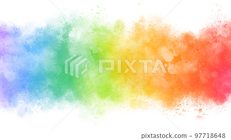 多彩的水彩背景材料紋理 多彩的水彩背景材料紋理 97718648