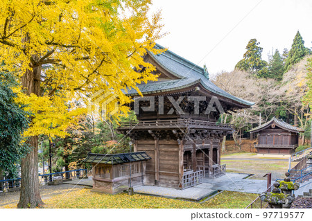 Sendai Toshogu Shrine Zuishinmon Plaque Ginkgo 97719577