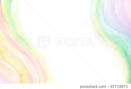 Rainbow streamline background material 97719673