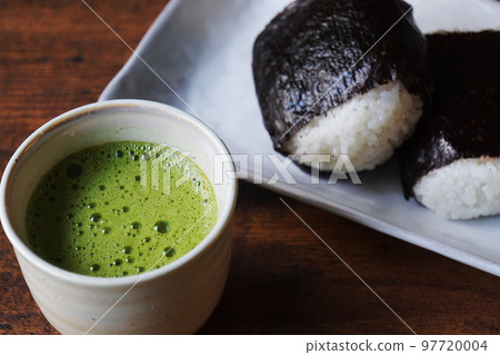 matcha green tea and rice balls matcha green tea and rice balls 97720004