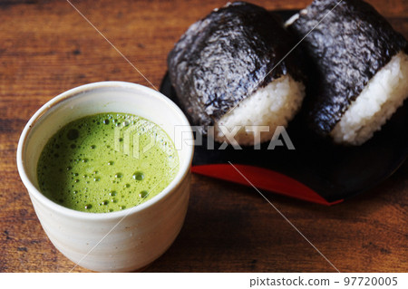 matcha green tea and rice balls matcha green tea and rice balls 97720005