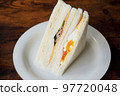 sandwich on plate 97720048