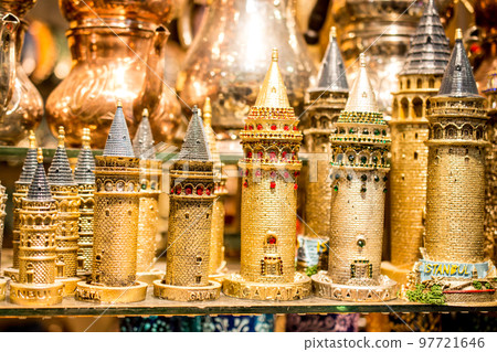 model of Galata Tower  from ancient  times in Istanbul 97721646