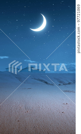 Mosque on the desert 97721869