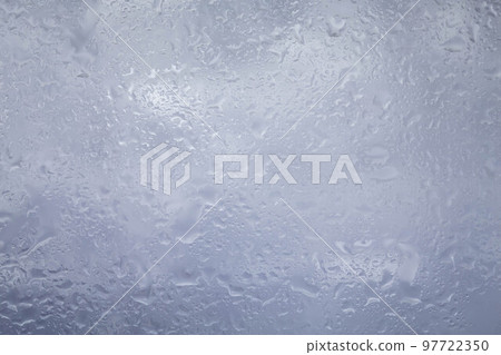 Drops of rain on glass 97722350