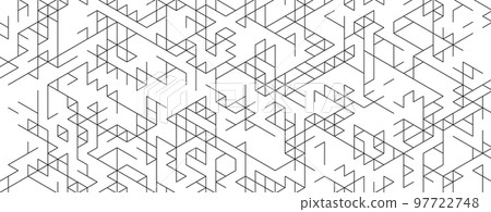 geometry abstract hexagon technology background transparent 97722748