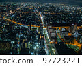 Night view from Osaka Marriott Miyako Hotel 97723221