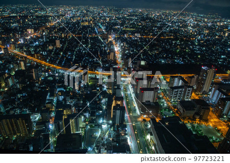 大阪萬豪都酒店的夜景 97723221