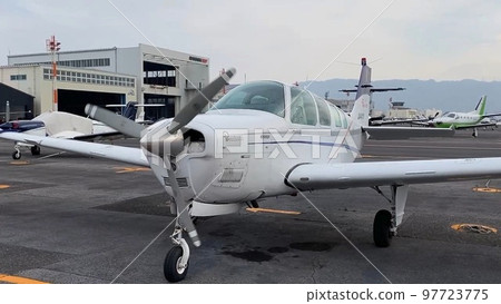 Warming up small aircraft Warming up small aircraft 97723775