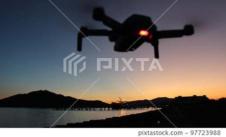 "Drone" SDGs The bright future of the earth! Glittering Earth's Sky and Life "Drone" SDGs The bright future of the earth! Glittering Earth's Sky and Life 97723988