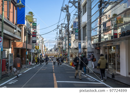 Cityscape of Meguro-ku, Tokyo Jiyugaoka 97724899