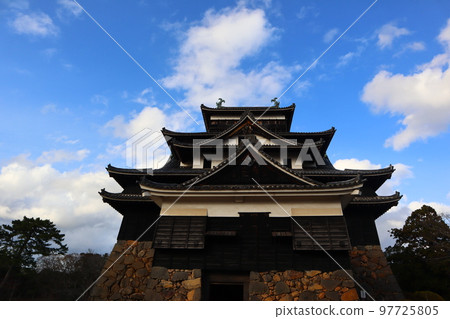 Matsue Castle, one of Japan's most famous castles, boasting a national treasure castle tower Matsue Castle, one of Japan's most famous castles, boasting a national treasure castle tower 97725805