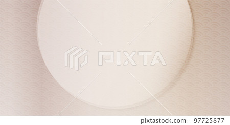 Seigaiha pattern Luxury background Light gray background illustration Seigaiha pattern Luxury background Light gray background illustration 97725877