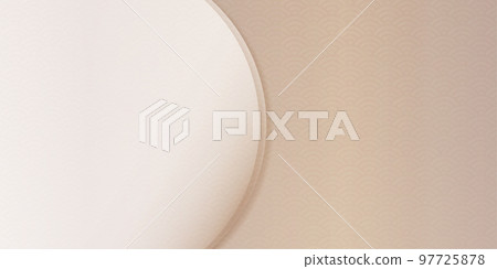 Seigaiha pattern Luxury background Light gray background illustration Seigaiha pattern Luxury background Light gray background illustration 97725878