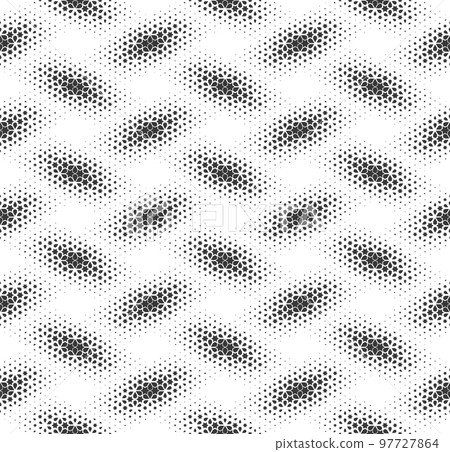 Geometric pattern of black figures on a white background. Seamless.SCALE method Geometric pattern of black figures on a white background. Seamless.SCALE method 97727864